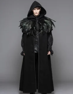 Cape Gothique Unisexe 'dark Crow'