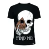 T-shirt HEARTLESS 'find Me' -DISCOBOLE Soldes find me t shirt black2 900