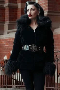 Veste KILLSTAR 'gates Of Hell' -DISCOBOLE Soldes gates of hell coat x1600 900