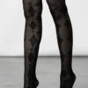 Bas Gothiques KILLSTAR 'Gerta' -DISCOBOLE Soldes gerta mesh stockings w b x1600 900