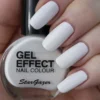 Vernis à Ongles Blanc ' Snow Gel Effect'