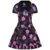 Robe LégÚre HELL BUNNY 'Eloise' 2 Robe LégÚre HELL BUNNY 'Eloise' -DISCOBOLE Soldes hell bunny eloise spiderweb roses dress 1 1800x1800 900