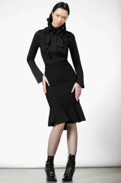 Chemise KILLSTAR 'Hellisa' -DISCOBOLE Soldes hellisa ruffle shirt w 3 x1600 900