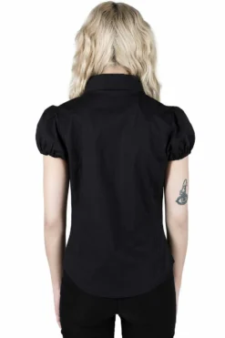 Chemise Femme KILLSTAR 'hellstar' -DISCOBOLE Soldes hellstar lace up shirt d x1600 900