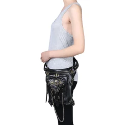 Sacoche Gothique Multi-positions En Simili Cuir -DISCOBOLE Soldes hg061 7 1 900