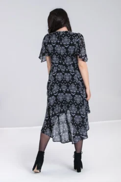 Robe Légère HELL BUNNY 'Lost Whispers' -DISCOBOLE Soldes hlb40189 lost whispers dress blk 04 900