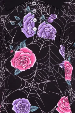 Robe Légère HELL BUNNY 'Eloise' -DISCOBOLE Soldes hlb40283z eloise mini dress blk 12 2 1600x 900