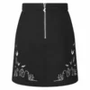 Jupe Courte HELL BUNNY 'cullen' -DISCOBOLE Soldes hlb50065 cullen mini skirt blk 10 900