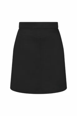 Jupe Courte HELL BUNNY 'cullen' -DISCOBOLE Soldes hlb50065 cullen mini skirt blk 13 900
