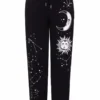 Jogging Femme HELL BUNNY 'Solaris' -DISCOBOLE Soldes hlb50235z solaris joggers blk 10 1 1 900