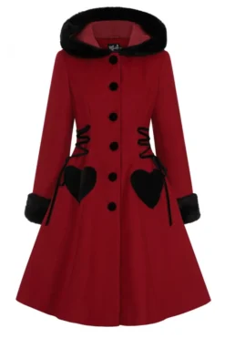 Manteau Lolita HELL BUNNY 'scarlet'