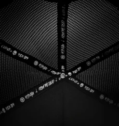 Casquette Trucker HYRAW 'origin' -DISCOBOLE Soldes hyraw casquette noire snapback trucker mesh bandes proprete 900