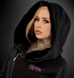 Veste Zippée Femme HYRAW 'Back 2 Pink' -DISCOBOLE Soldes hyraw veste zippee femme zip back 2 pink 4 900