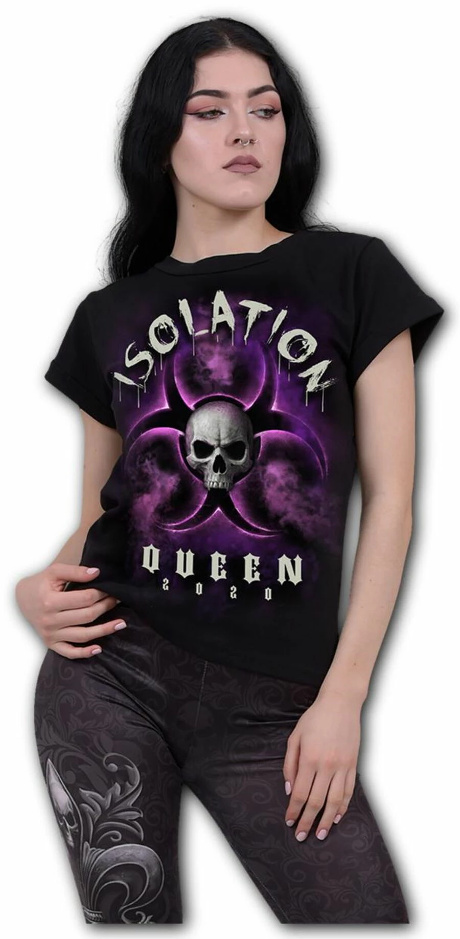 T-shirt Dark Wear SPIRAL 'isolation Queen' 4 T-shirt Dark Wear SPIRAL 'isolation Queen' â Image 2