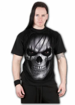 T-shirt Gothique Homme SPIRAL 'night Stalker' -DISCOBOLE Soldes image zoom2112 900