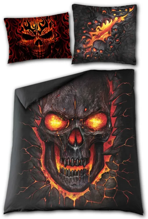 Parure De Lit SPIRAL 'skull Blast' -DISCOBOLE Soldes image zoom243 900