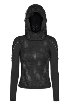 Pull Femme PUNK RAVE 'dark Craft' 11 Pull Femme PUNK RAVE 'dark Craft' -DISCOBOLE Soldes img 3741 900