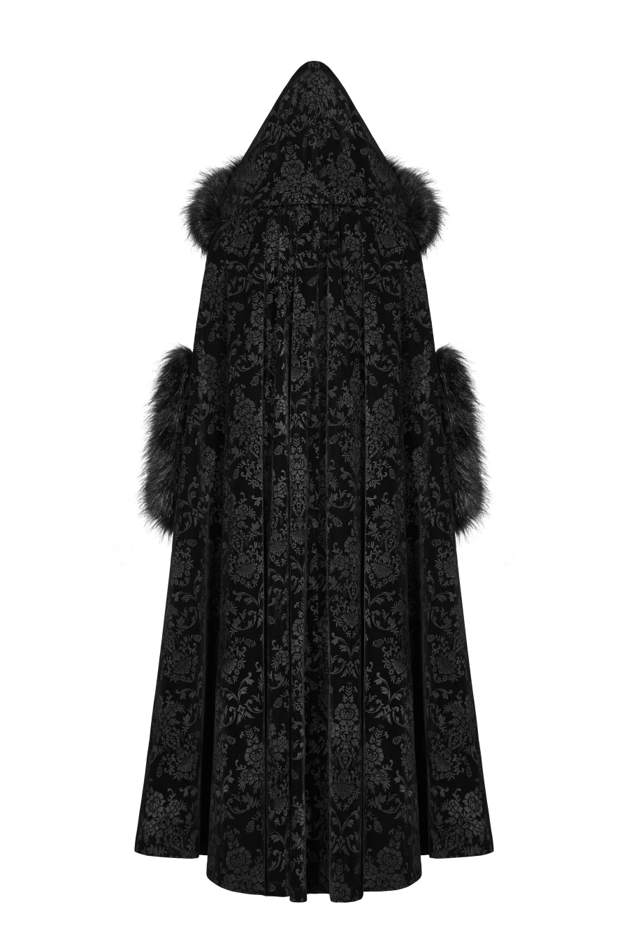 Longue Cape PUNK RAVE 'nébuleuse Noire' 4 Longue Cape PUNK RAVE 'nébuleuse Noire' – Image 2