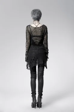 Haut Destroy Noir PUNK RAVE 'apocalypse 2022' -DISCOBOLE Soldes img 49661 900