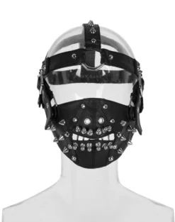 Masque Gothique En Simili Cuir Noir 'Hannibal' -DISCOBOLE Soldes img 8634