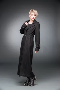 Long Manteau Femme QUEEN OF DARKNESS -DISCOBOLE Soldes ja1 2741132 900