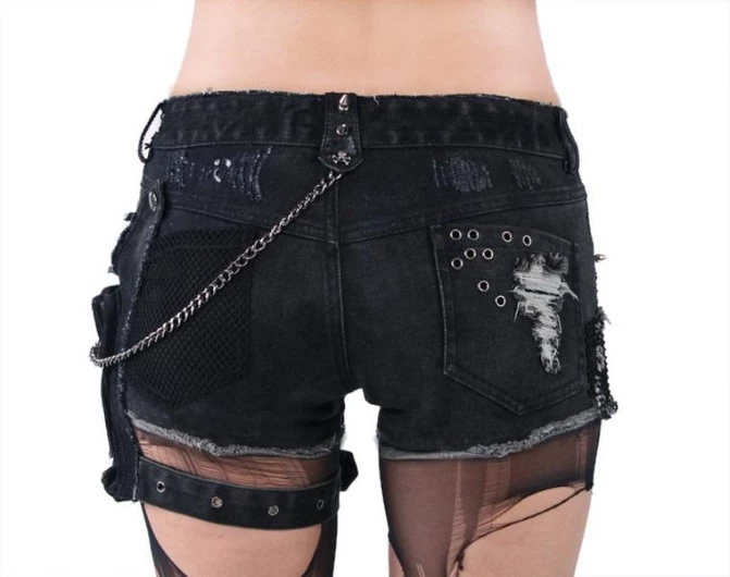 Short Gothique Femme PUNK RAVE 5 Short Gothique Femme PUNK RAVE – Image 3