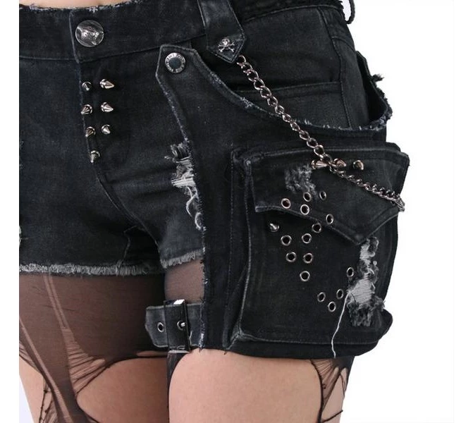 Short Gothique Femme PUNK RAVE 8 Short Gothique Femme PUNK RAVE – Image 6