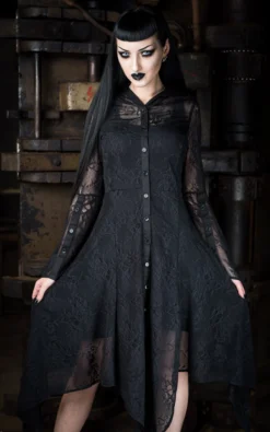 Tunique Gothique En Dentelle -DISCOBOLE Soldes lace overdress 1 900