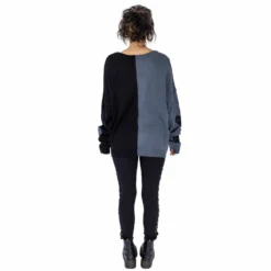 Pull Femme Oversize VIXXSIN 'Lexia Jumper' -DISCOBOLE Soldes lexia jumper black grey heartless 7 900