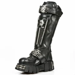 Bottes Cuir New Rock M.1024-S1 -DISCOBOLE Soldes m 1024 s1 4 900