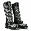 Bottes Cuir New Rock M-MET033-C1 -DISCOBOLE Soldes m met033 c1 900