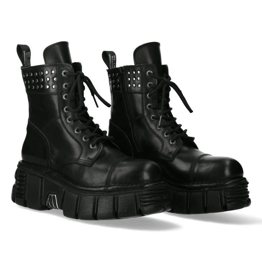 Bottes Cuir New Rock M-MILI245-C4 3 Bottes Cuir New Rock M-MILI245-C4