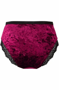 Culotte Gothique KILLSTAR 'Mercy' -DISCOBOLE Soldes mercy lace panty blood b x1600 900