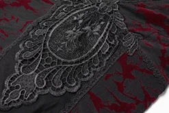 Robe Noire Et Rouge PUNK RAVE 'inkiria Blood' -DISCOBOLE Soldes mg 1841 900
