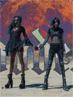 Leggings KILLSTAR 'mooncult' -DISCOBOLE Soldes mooncult leggings killstar 3 1 900