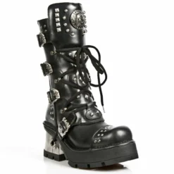 Bottes Cuir New Rock M.1029-C1 -DISCOBOLE Soldes new rock m 1029 c1 2 zoom