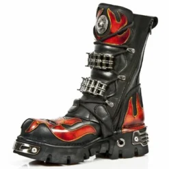 Bottes Cuir New Rock M.1036-C1 -DISCOBOLE Soldes new rock m 1036 c1 4 zoom