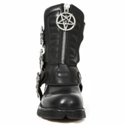 Bottines Cuir New Rock M.1486-C2 -DISCOBOLE Soldes new rock m 1486 c2 2 zoom