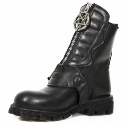 Bottines Cuir New Rock M.1486-C2 -DISCOBOLE Soldes new rock m 1486 c2 3 zoom