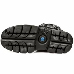 Bottes Cuir Noir Et Rouge New Rock M.149-C1 -DISCOBOLE Soldes new rock m 149 c1 6 zoom