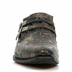 Mocassins Cuir New Rock M.2246-S28 -DISCOBOLE Soldes new rock m 2246 s28 4 zoom