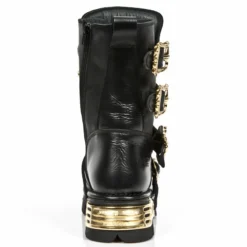 Bottes Cuir New Rock M.391GOLD-C1 -DISCOBOLE Soldes new rock m 391gold c1 5 zoom