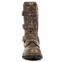 Bottes Cuir Marron New Rock M.710-C4 -DISCOBOLE Soldes new rock m 710 c4 2 zoom