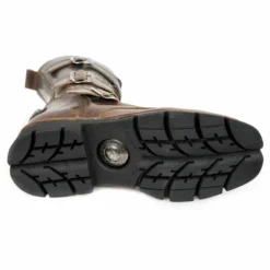 Bottes Cuir Marron New Rock M.710-C4 -DISCOBOLE Soldes new rock m 710 c4 5 zoom