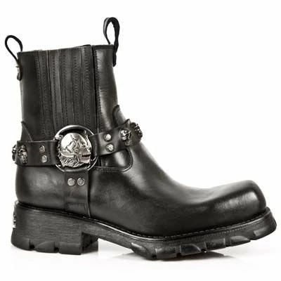 Bottines Cuir New Rock M.7621-S1 3 Bottines Cuir New Rock M.7621-S1