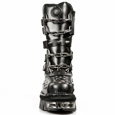 Bottes Cuir New Rock M.799-C10 5 Bottes Cuir New Rock M.799-C10 â Image 3