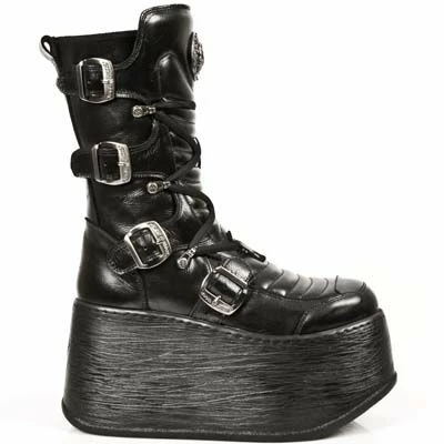 Bottes Cuir New Rock M.EP005-C3 3 Bottes Cuir New Rock M.EP005-C3