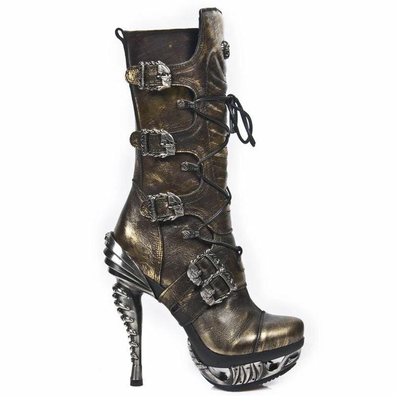 Bottes Steampunk New Rock M.MAG006-C3 3 Bottes Steampunk New Rock M.MAG006-C3