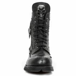 Bottines En Cuir New Rock M.NEWMILI120-C2 -DISCOBOLE Soldes new rock m newmili120 c2 2 zoom