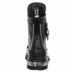 Bottines En Cuir New Rock M.NEWMILI120-C2 -DISCOBOLE Soldes new rock m newmili120 c2 4 zoom